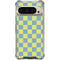 Neon Checkered Pixel 9 Pro XL Clear Case